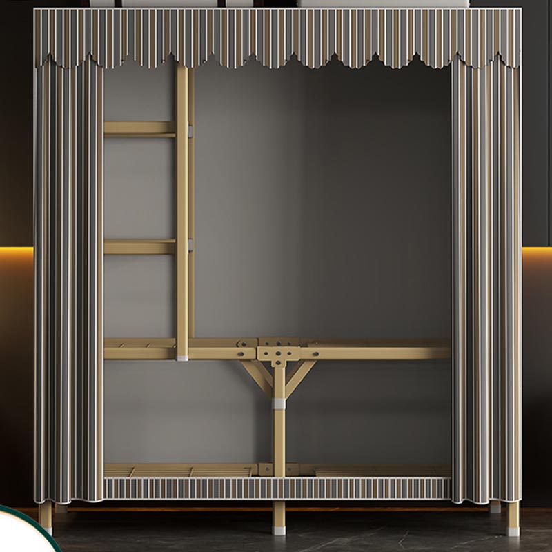 Metal Modern Cabinet for Bedroom Matte Finish Storage Cabinet