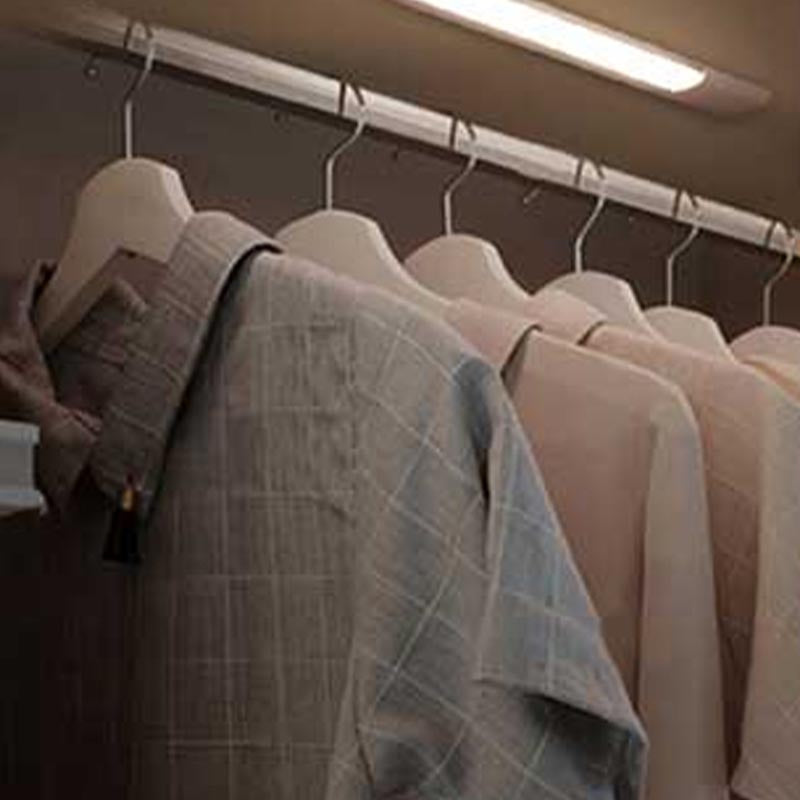 Glass and Engineered Wood Wardrobe Closet White Wardrobe Cabinet