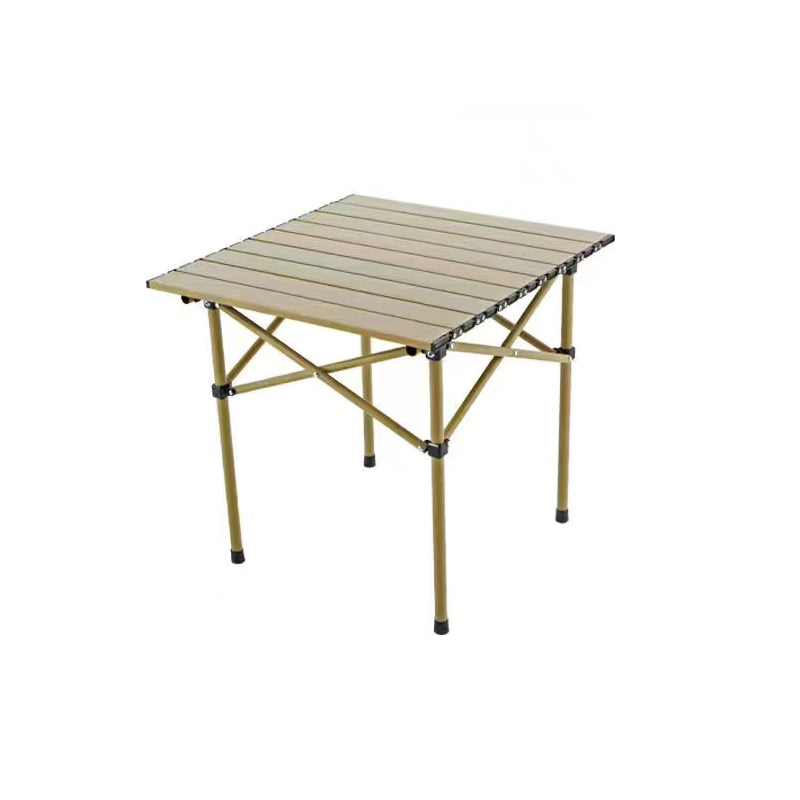 Modern Foldable Metal Table Set 1/3/5 Pieces Dining Table Set for Outdoor