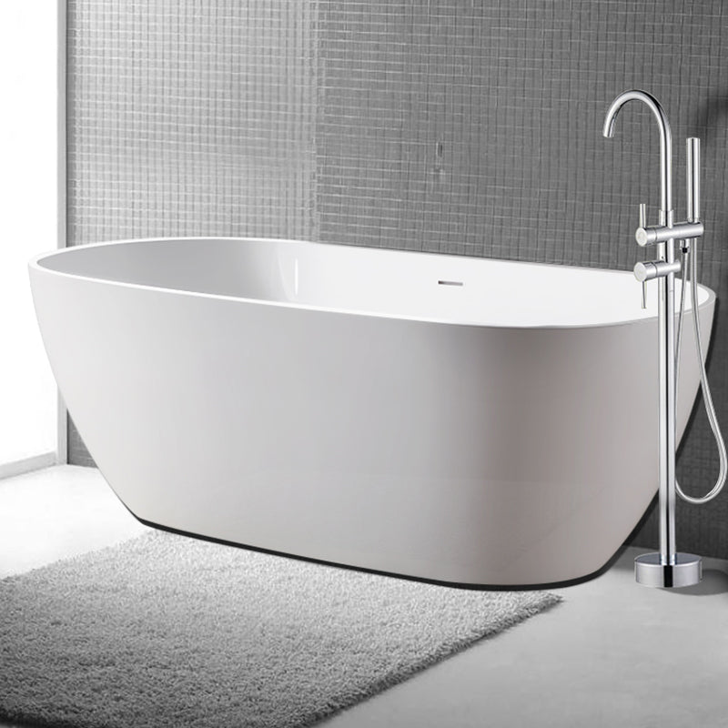 Oval Freestanding Bath Tub Modern Acrylic Bathtub for Bathroom
