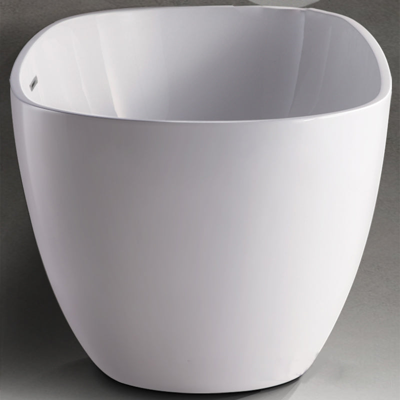 Oval Freestanding Bath Tub Modern Acrylic Bathtub for Bathroom