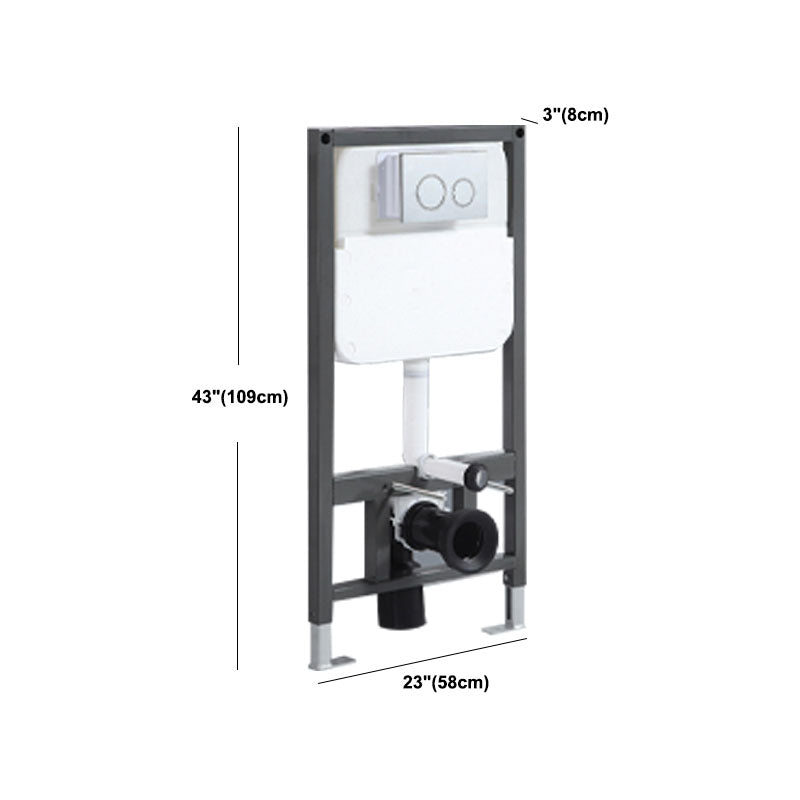 Wall-mounted Toilet Household Concealed Tank In-Wall Small Apartment with Toilet Seat