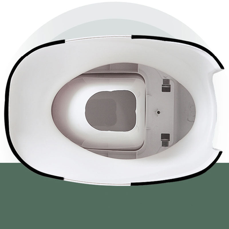 Modern Plastic Toilet Floor Mounted Toilet Bowl with Slow Close Seat for Bathroom
