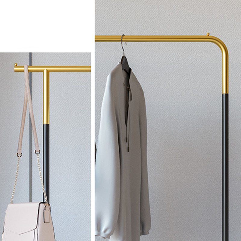 Industrial Minimalist Style Coat Rack Metallic Free Standing Coat Hanger