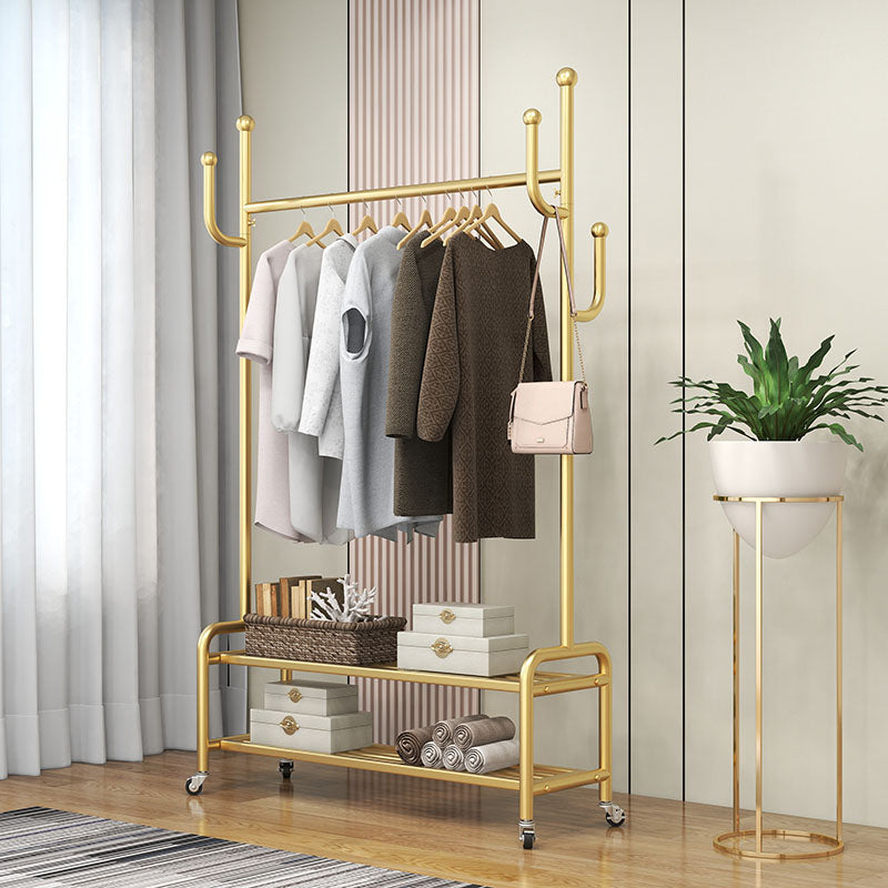 Gorgeous Coat Rack Coat Hooks Metal Coat Rack with Storage Shelving