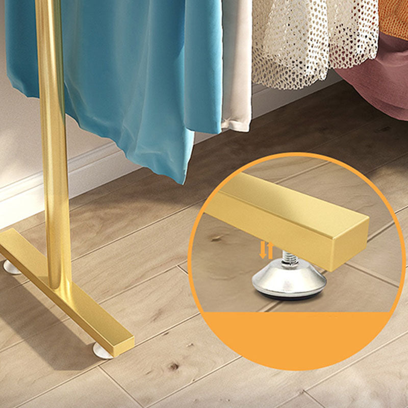 Contemporary Coat Rack Solid Color Metal Clothes Hanger for Bedroom