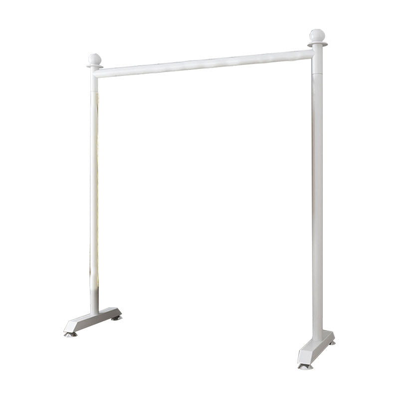 Modern Minimalist Metallic Coat Rack Free Standing 2 Leg Base Coat Rack