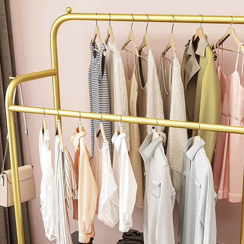 Modern Coat Rack Storage Shelves Iron Living Room Coat Hanger