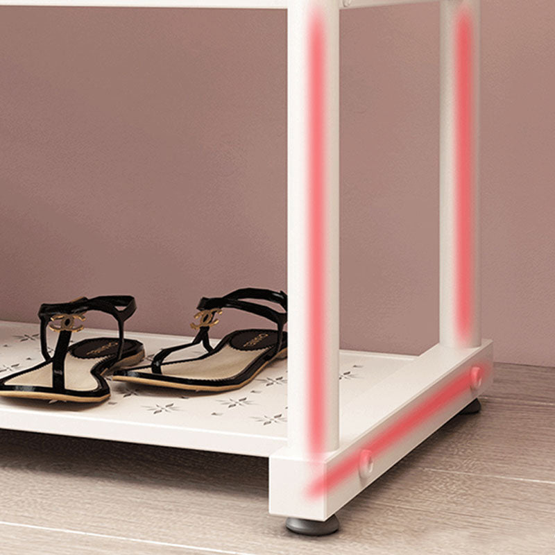 Modern Coat Rack Storage Shelves Iron Living Room Coat Hanger