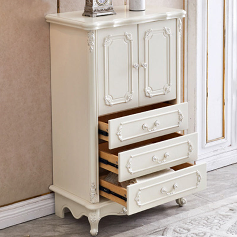 17.71" Wide Accent Chest White Rectangle Standard Chest with Drawers