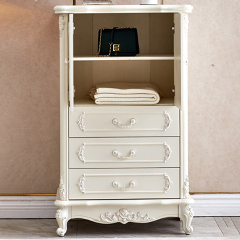17.71" Wide Accent Chest White Rectangle Standard Chest with Drawers