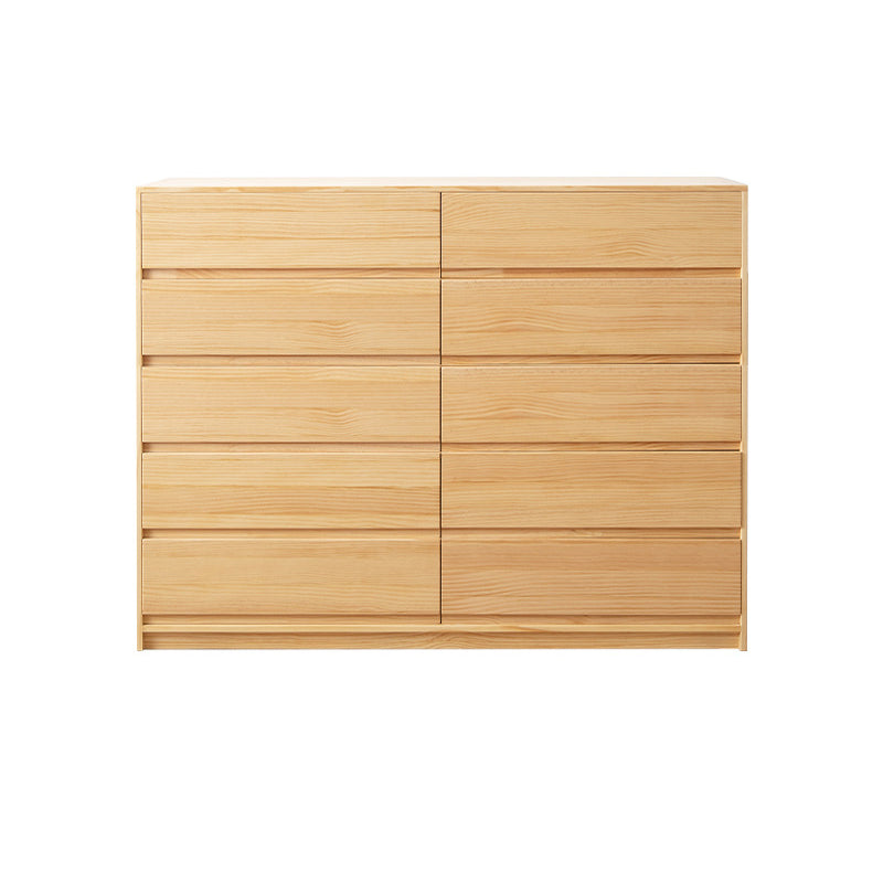 15.74" Wide Accent Chest Pine Rectangle Standard Chest with Drawers