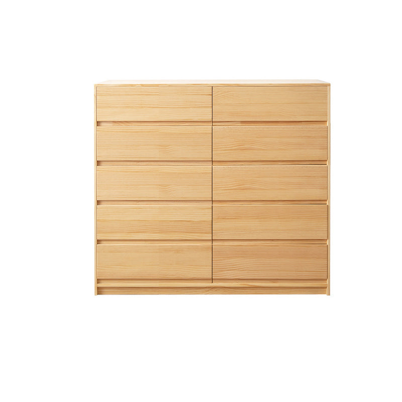 15.74" Wide Accent Chest Pine Rectangle Standard Chest with Drawers