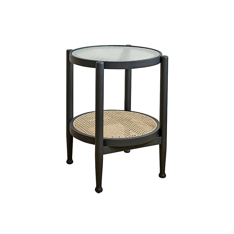 Contemporary 3/4 Legs Wooden with Storage Shelf Coffee Table