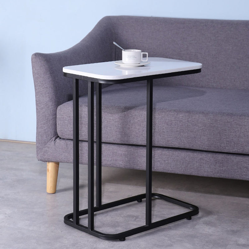 19.7" W Modern End Table Rectangular Slate C Sofa Side Table