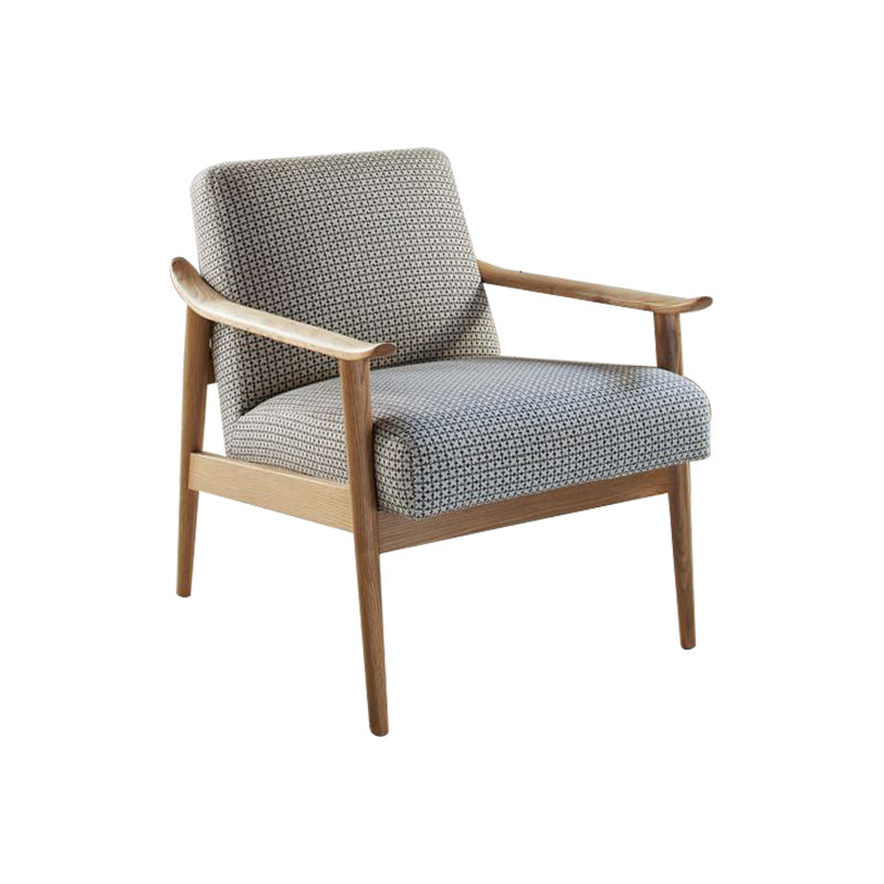 28.74" Wide Arm Chair Solid Wood Frame Armchair with Basic Four Leg