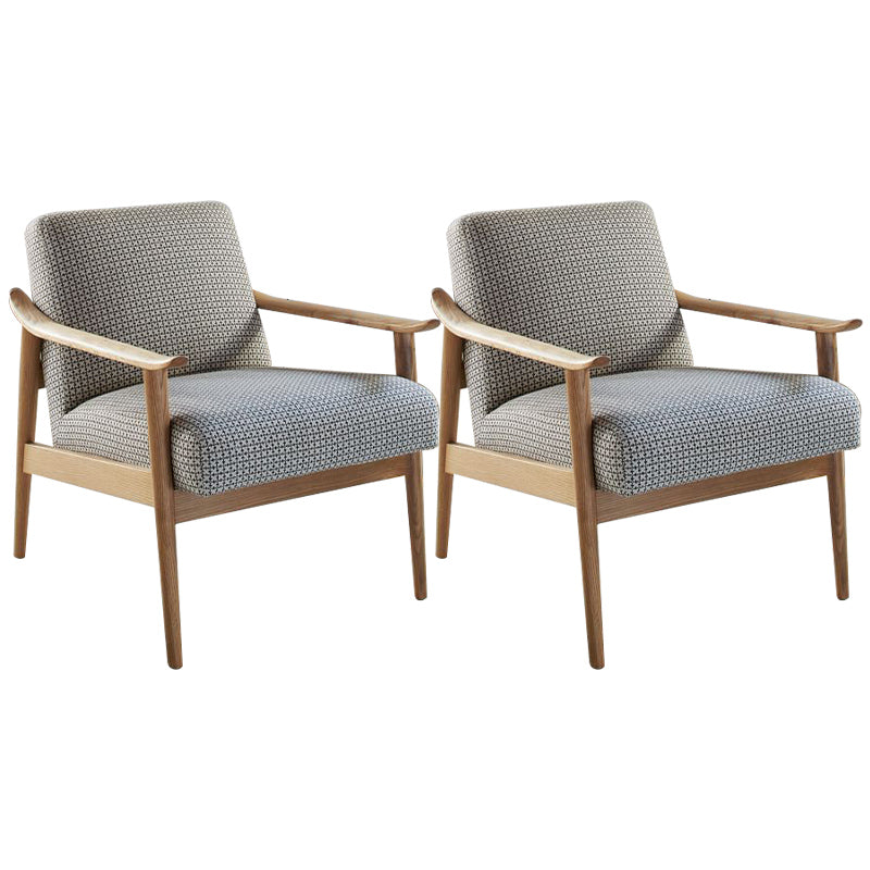 28.74" Wide Arm Chair Solid Wood Frame Armchair with Basic Four Leg