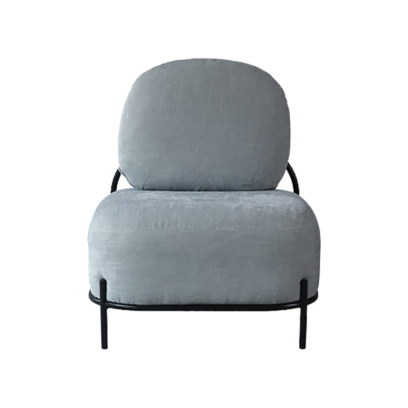 27.95" Wide Armless Linen Chair Basic Four Leg Chair for Living Room