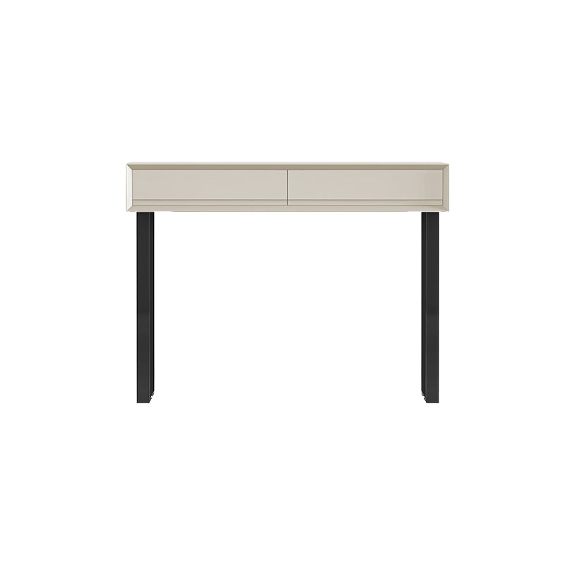 Gray/White 15.74" W x 29.521" H With Drawer Contemporary Makeup Table