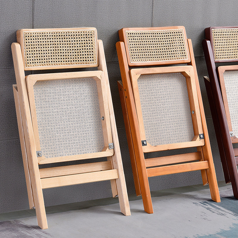 Contemporary Style Armless Chair Open Back Side Wooden Chair for Dining Room