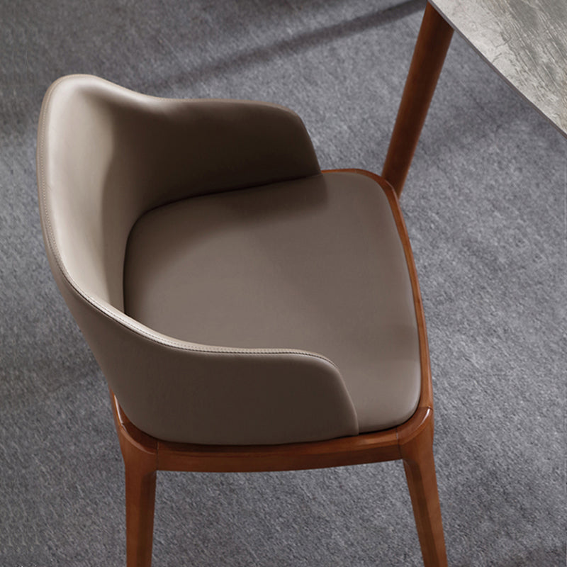 Contemporary Dining Arm Chair Upholstered Dining Room Chair for Home