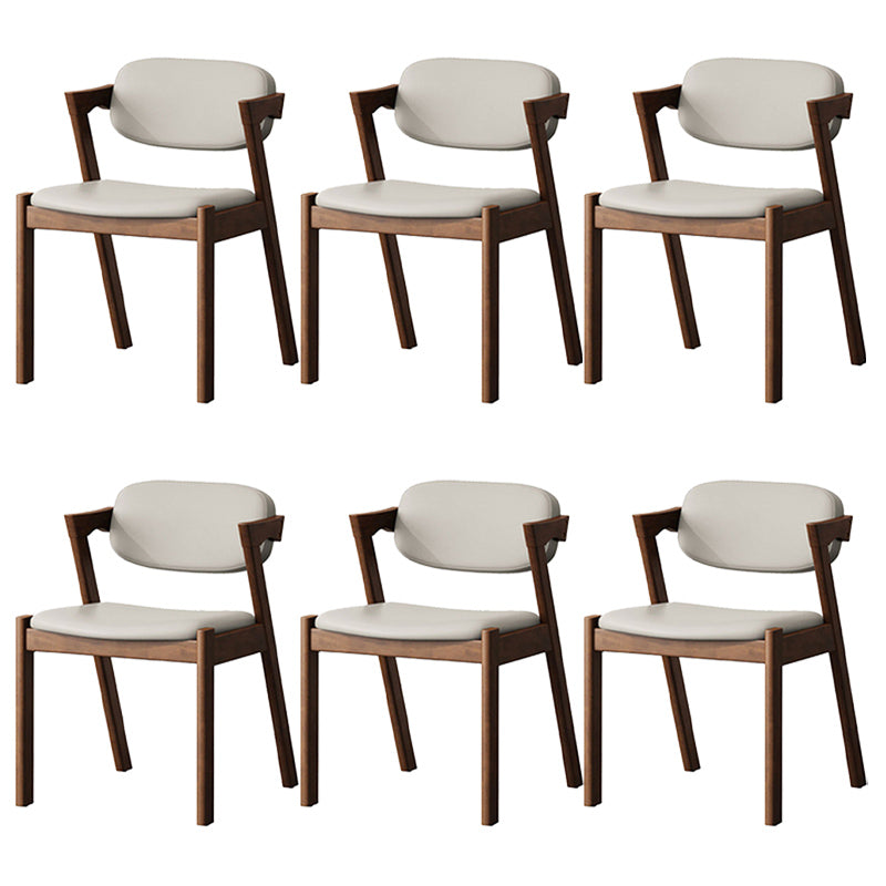 Traditional Dining Accent Chair Open Back Dining Room Chair for Home