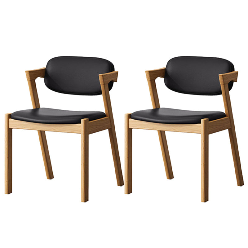 Traditional Dining Accent Chair Open Back Dining Room Chair for Home