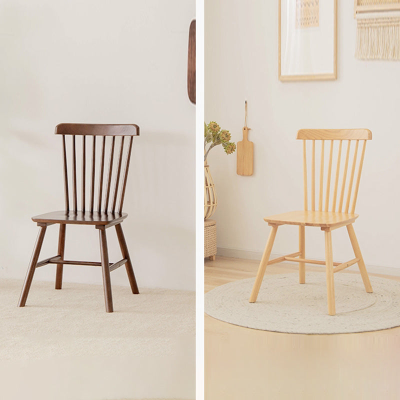 Oak Solid Wood Dining Chair Traditional Dining Room Chair for Home