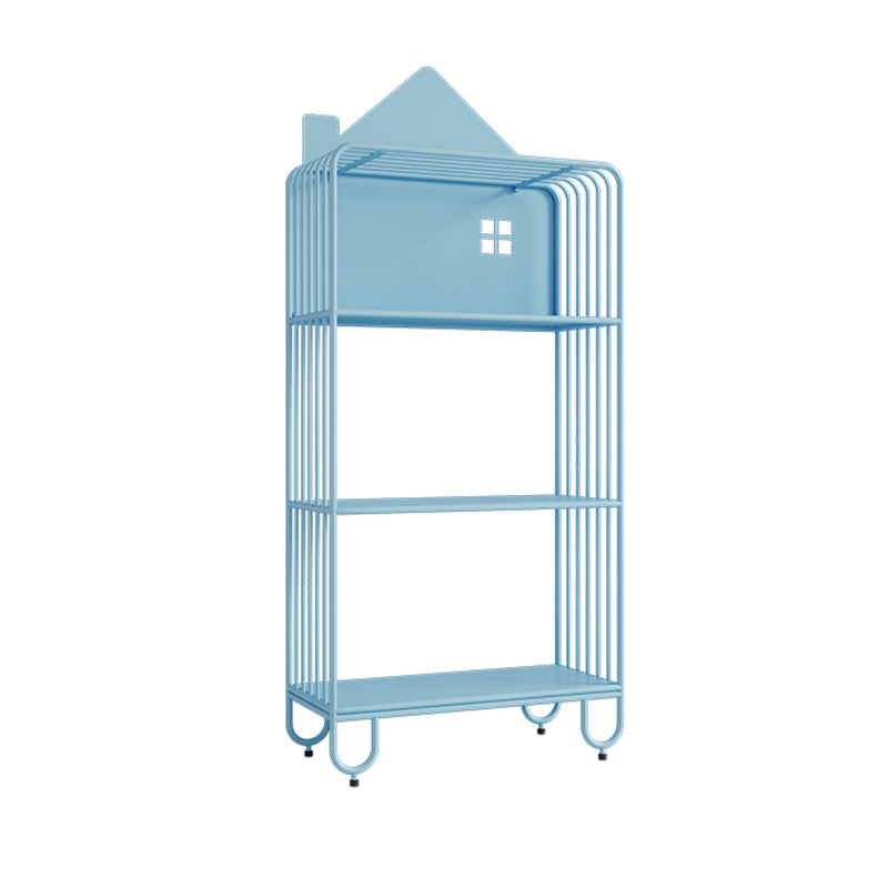 11" Wide Contemporary Shelf Metal Open Shelves Included Bookcase