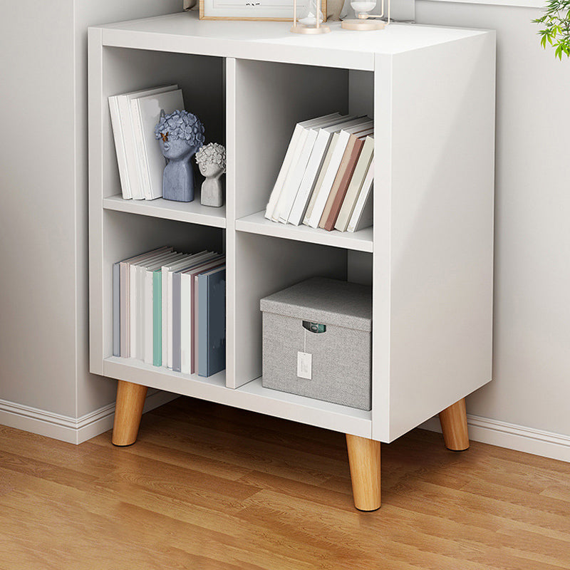 11.8" Wide Contemporary Shelf Closed Back Wood Natural Bookcase