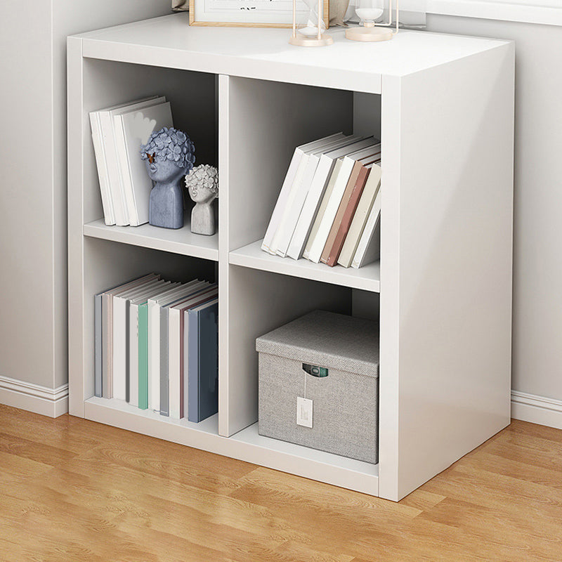 11.8" Wide Contemporary Shelf Closed Back Wood Natural Bookcase