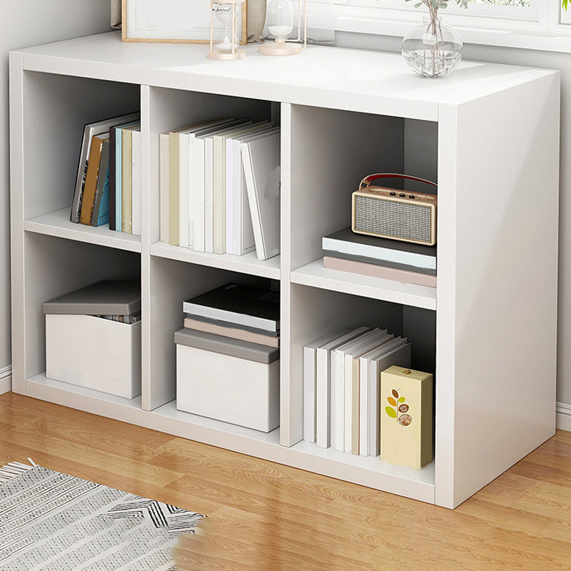 11.8" Wide Contemporary Shelf Closed Back Wood Natural Bookcase