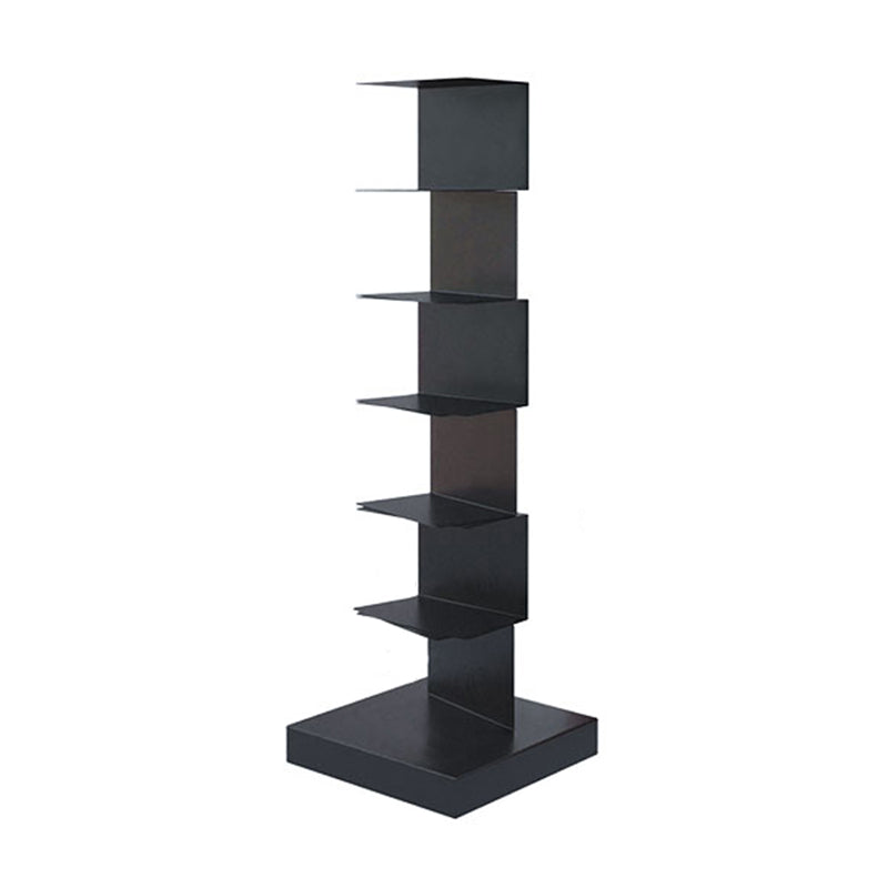 Modem Metal Bookshelf Geometric Shelf Bookshelf for Home Office 13.8" W