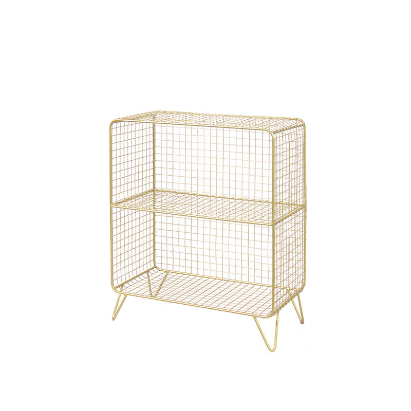 Modem Metal Bookshelf Standard Shelf Bookshelf for Home Office 11.8" W