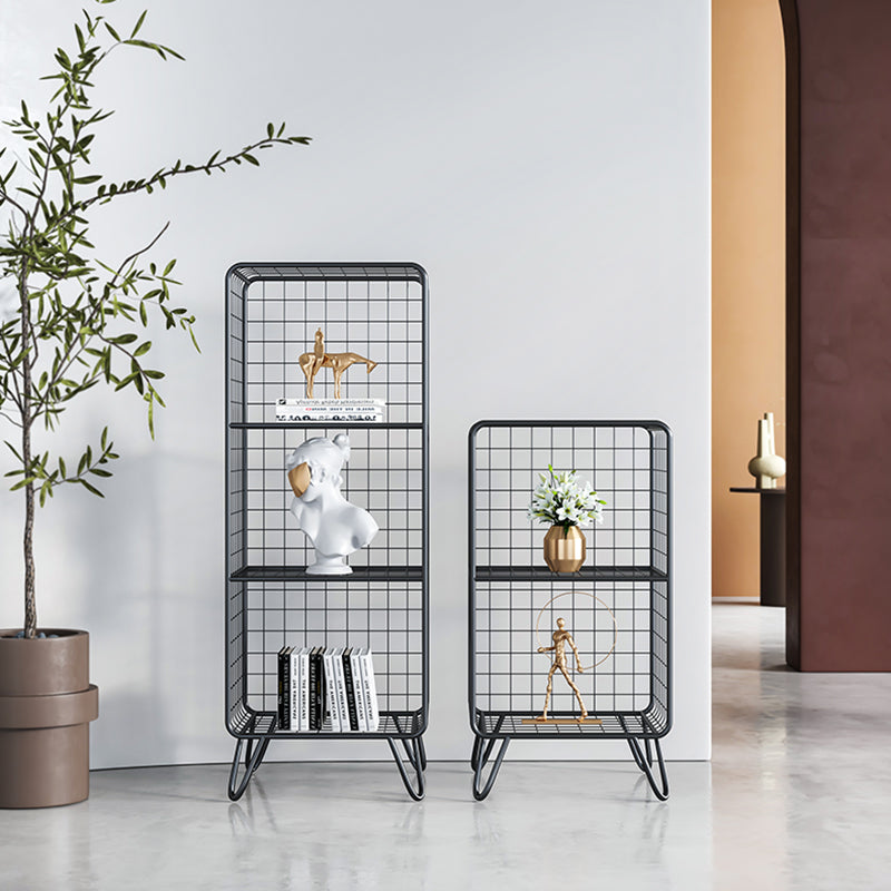 Glam Metal Bookshelf Standard Shelf Bookshelf for Home Office