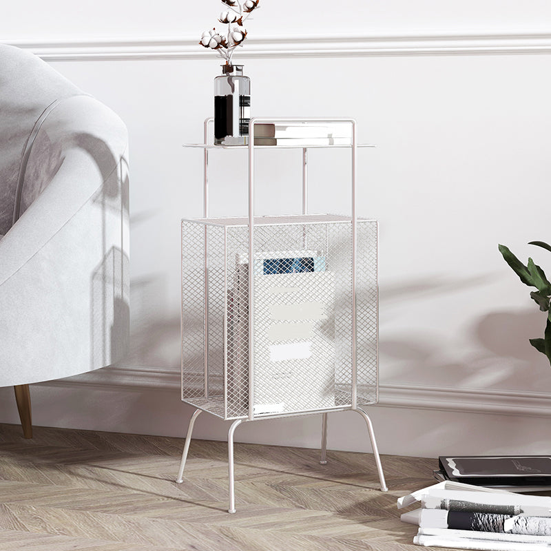 9" Wide Glam Shelf Bookcase Closed Back Shelves Included Bookcase