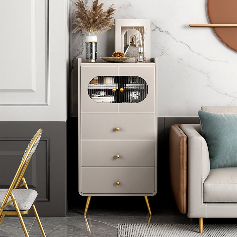 13.65-inch Width Glam Storage Chest Stone Storage Chest Dresser