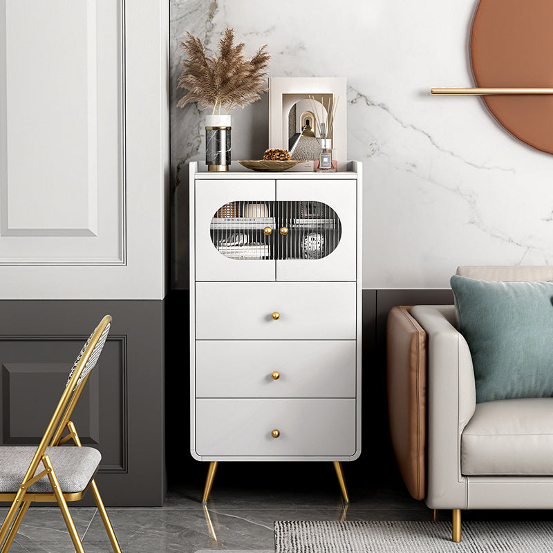 13.65-inch Width Glam Storage Chest Stone Storage Chest Dresser