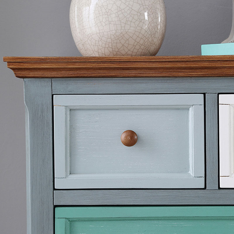 Coastal Storage Chest Manufactured Wood Dresser with 3/5/6/8 Drawers