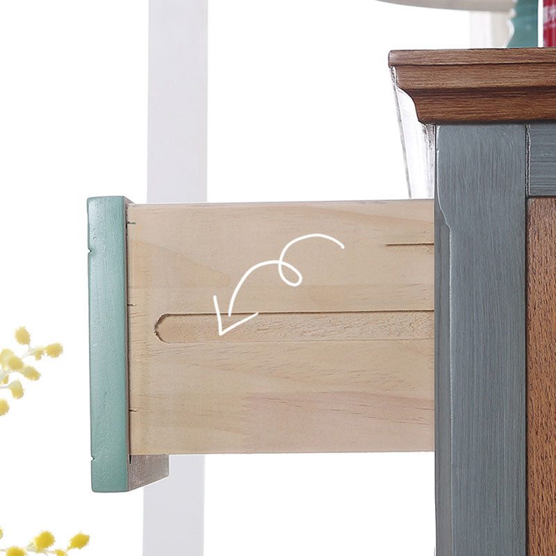 Coastal Storage Chest Manufactured Wood Dresser with 3/5/6/8 Drawers