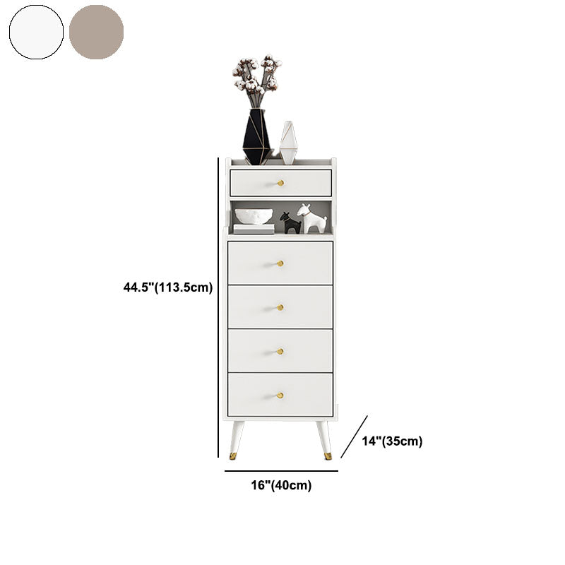 13.65-inch Width Storage Chest Dresser Modern Stone Storage Chest