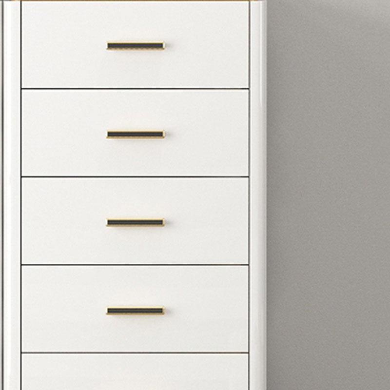 Glam Engineered Wood Storage Chest Bedroom Chest with Drawers