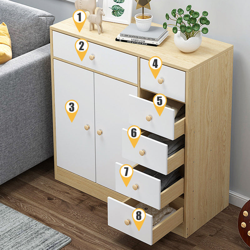 13.26-inch W Storage Chest Dresser Modern Manufactured Wood Dresser