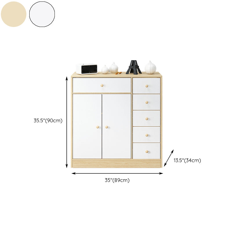 13.26-inch W Storage Chest Dresser Modern Manufactured Wood Dresser