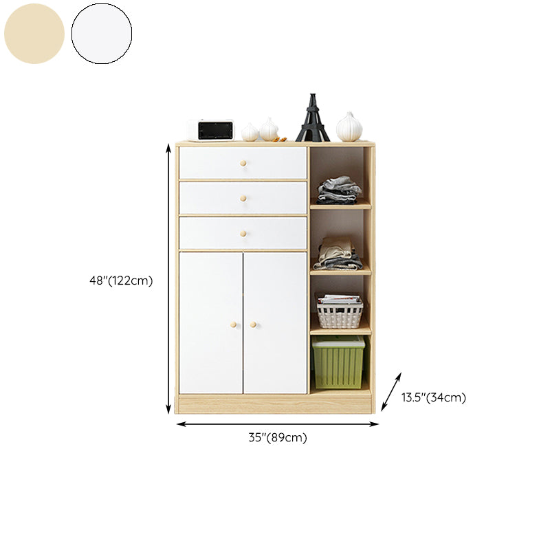 13.26-inch W Storage Chest Dresser Modern Manufactured Wood Dresser