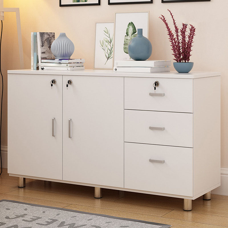 Contemporary Bedroom Engineered Wood Storage Chest Bedroom Chest with Drawers