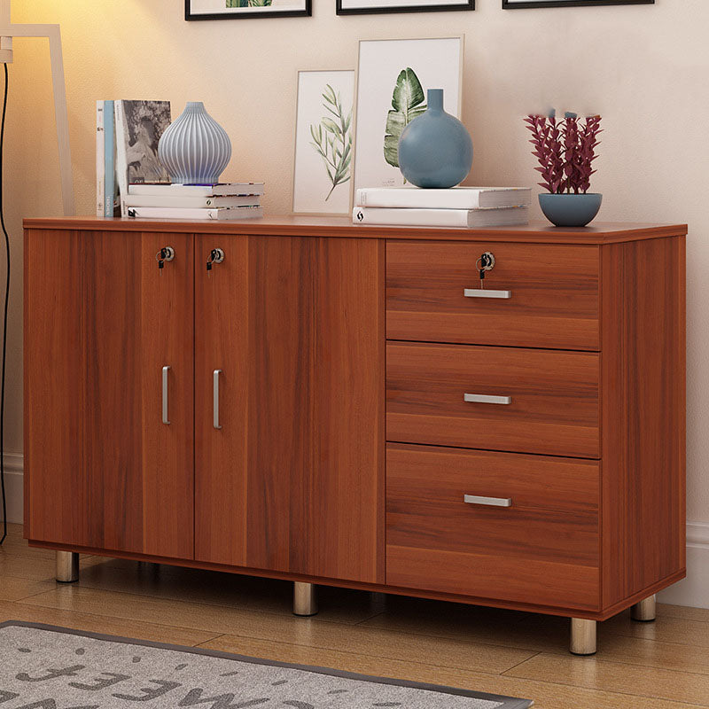 Contemporary Bedroom Engineered Wood Storage Chest Bedroom Chest with Drawers