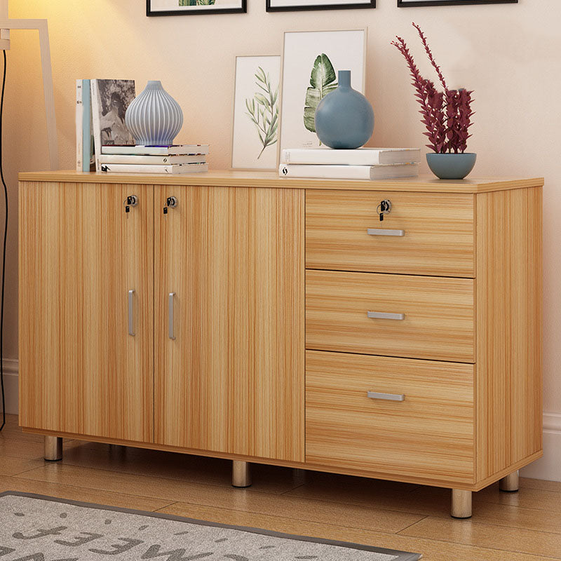 Contemporary Bedroom Engineered Wood Storage Chest Bedroom Chest with Drawers