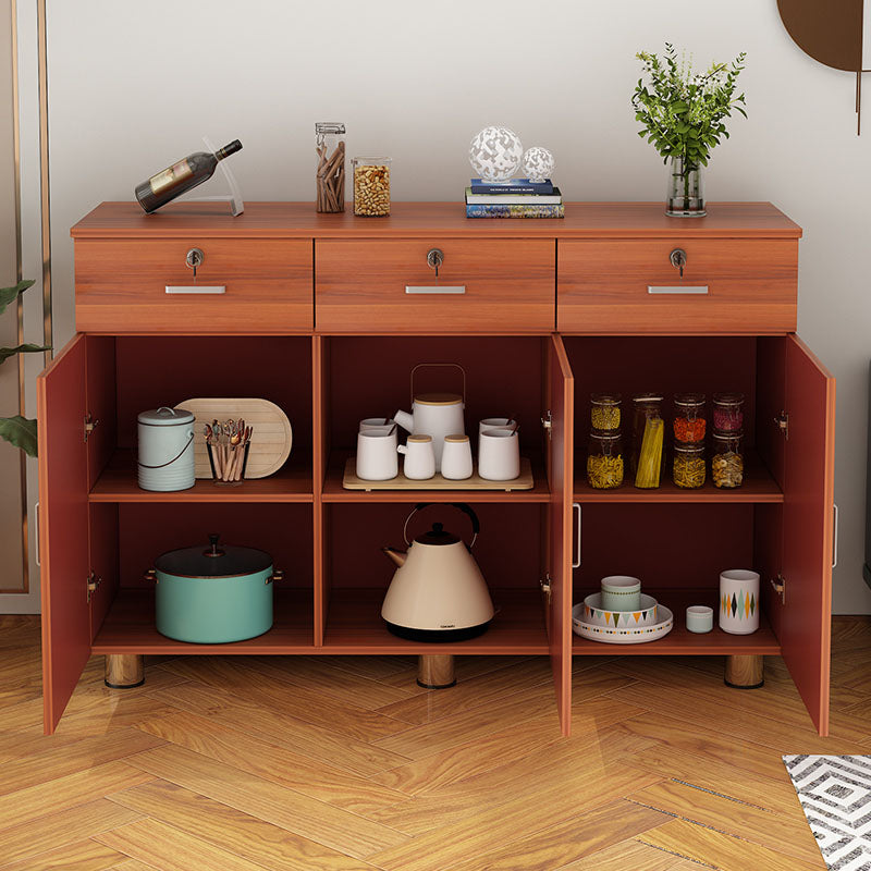 Contemporary Bedroom Engineered Wood Storage Chest Bedroom Chest with Drawers