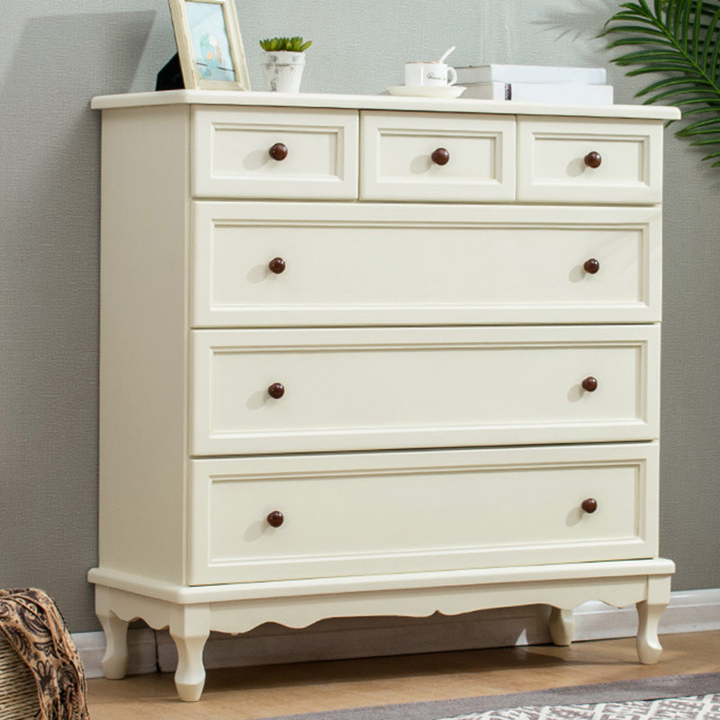 Nautical Solid Wood Storage Chest Bedroom Chest with Multi Drawers